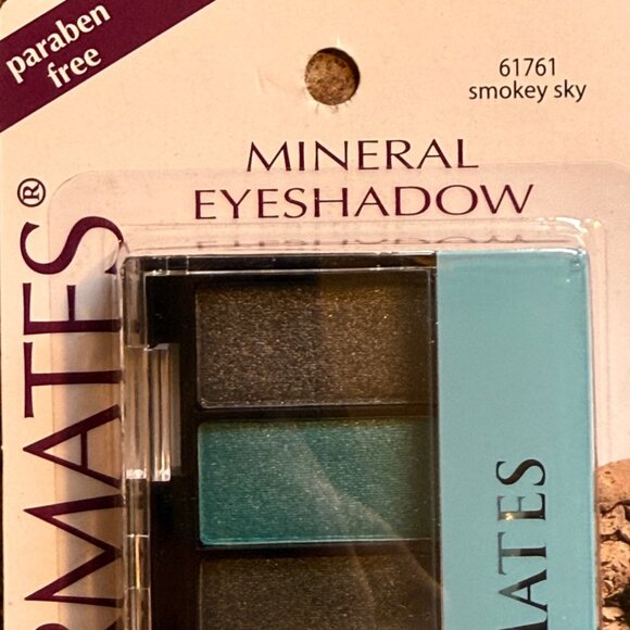 Colormates Mineral Eyeshadow Palette Smokey Sky 6 Pan Blue Grey Neutral Shades - Picture 6 of 9